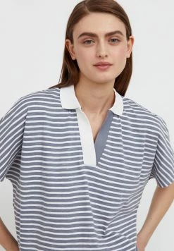 Finn Flare Damen Poloshirt - Grey 13 Finn Flare Damen Poloshirt - Grey -Finn Flare Verkaufsladen c00ee49841514f0c8a631869647befb0