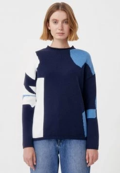 Finn Flare Strickpullover - Dark Blue | Damen