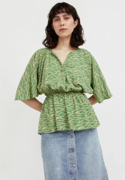 Finn Flare Damen Bluse - Green