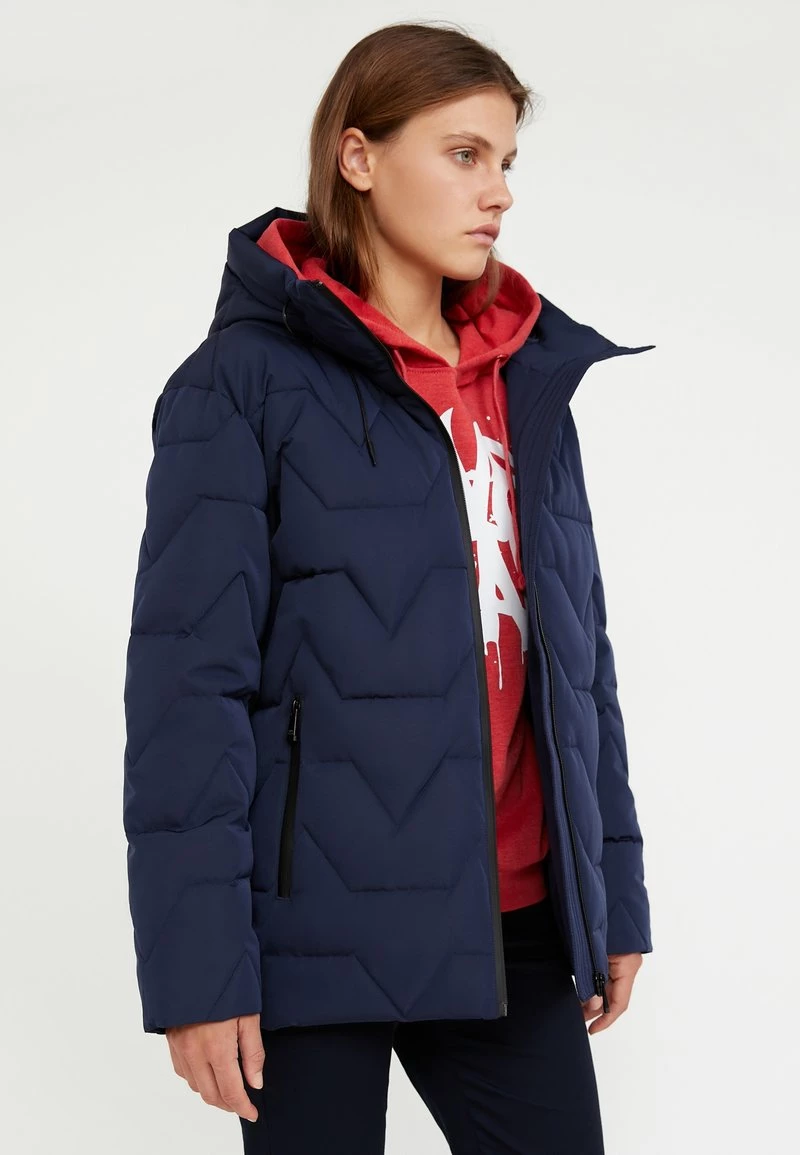 Finn Flare Damen Winterjacke - Dark Blue 6 Finn Flare Damen Winterjacke - Dark Blue – Bild 4