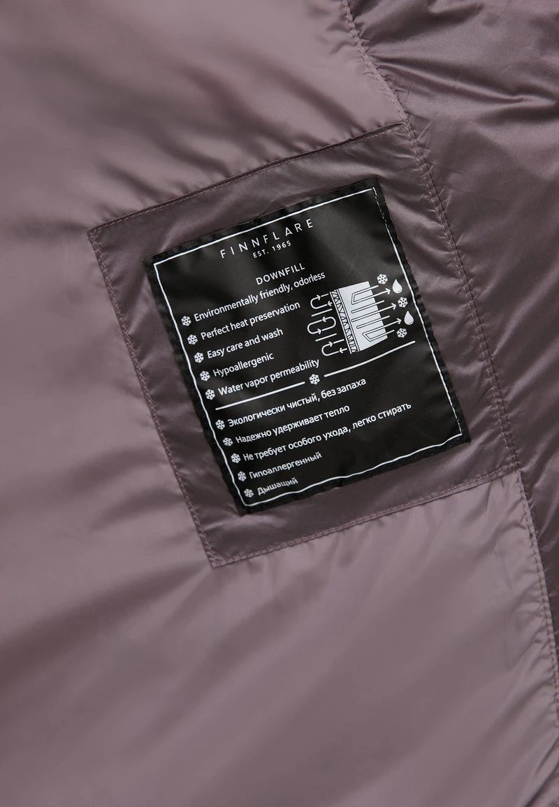 Finn Flare Damen Winterjacke - Grey-lilac 5 Finn Flare Damen Winterjacke - Grey-lilac – Bild 3