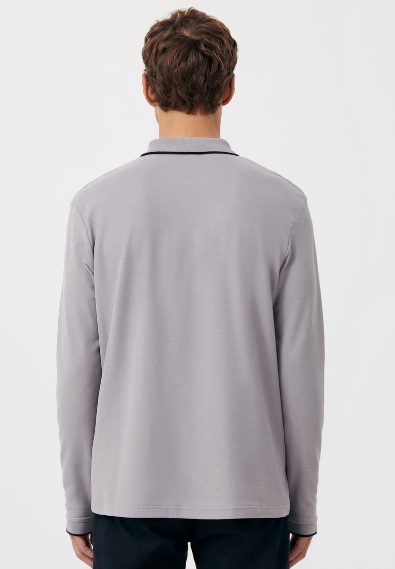 Finn Flare Herren Poloshirt - Grey Blue 5 Finn Flare Herren Poloshirt - Grey Blue – Bild 3