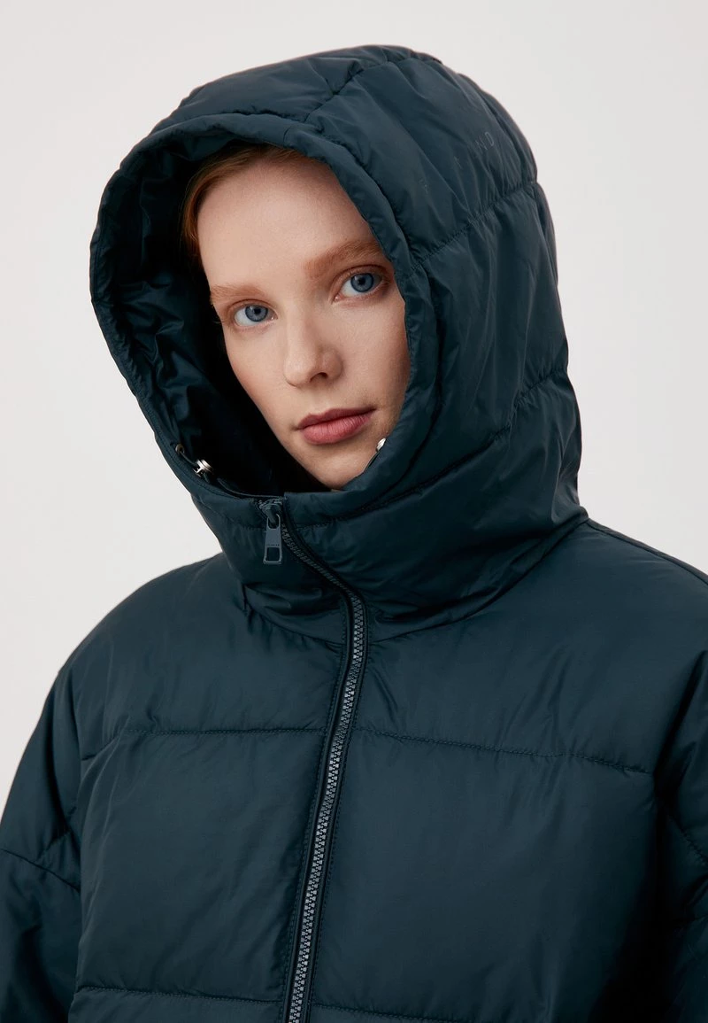 Finn Flare Damen Wintermantel - Dark Green 7 Finn Flare Damen Wintermantel - Dark Green – Bild 5