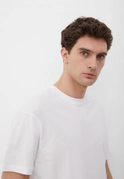 Finn Flare Herren T-Shirt Basic - White