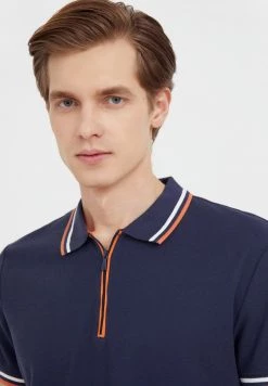 Finn Flare Herren Poloshirt - Dark Blue -Finn Flare Verkaufsladen c4765910cef547b796ad65cbc3dac4e7