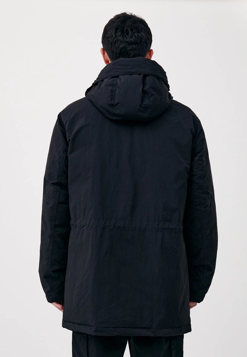 Finn Flare Herren Wintermantel - Black 5 Finn Flare Herren Wintermantel - Black – Bild 3