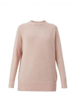 Finn Flare Damen Strickpullover - Pale Pink -Finn Flare Verkaufsladen c4f5625bf88a47eaa7ef929ef758c76c