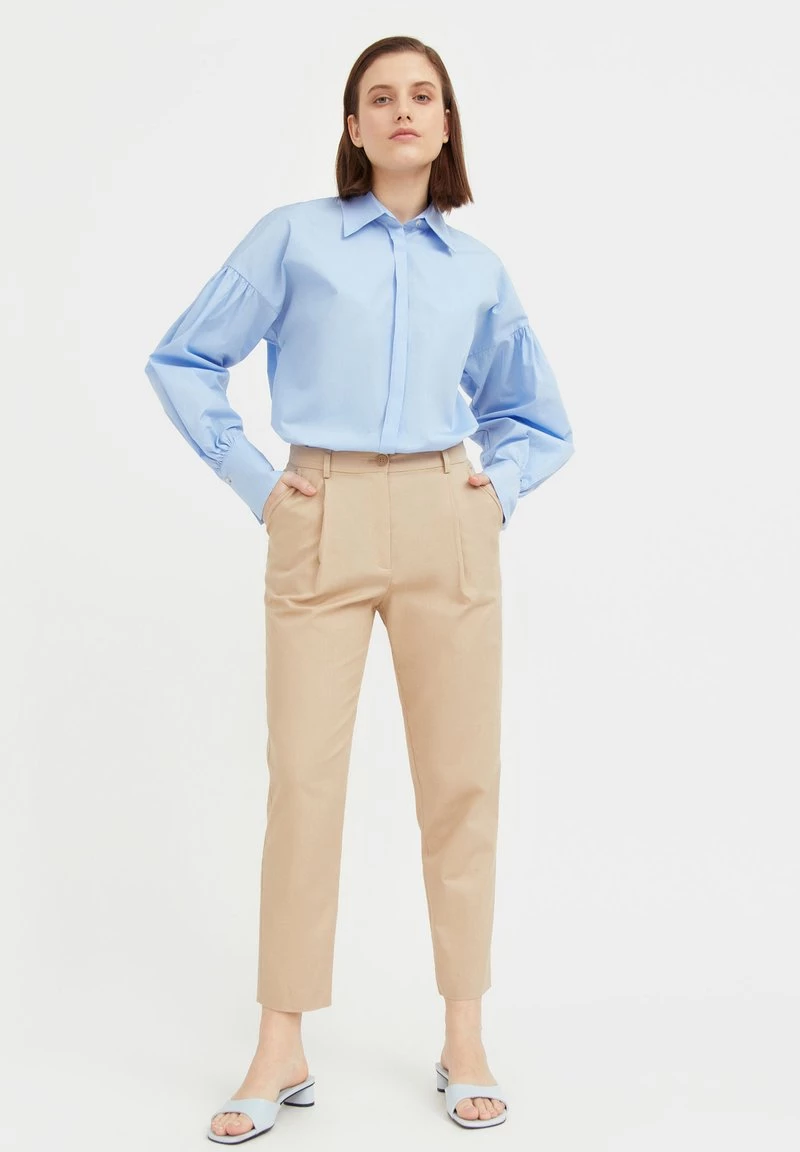 Finn Flare Damen Stoffhose - Beige 4 Finn Flare Damen Stoffhose - Beige – Bild 2