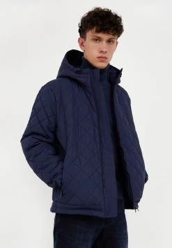 Finn Flare Herren Übergangsjacke - Dark Blue -Finn Flare Verkaufsladen c58db8b59fff4e0fbdfbddea1f014095