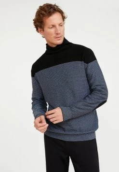 Finn Flare Herren Strickpullover - Black