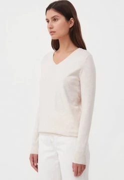 Finn Flare Damen Strickpullover - Beige -Finn Flare Verkaufsladen c643cd46b7764080ba99f9e183b1df45