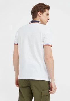 Finn Flare Herren Poloshirt - White -Finn Flare Verkaufsladen c6532c7fbda4416ab800f830f646551c