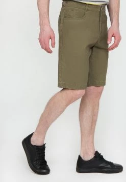 Finn Flare Herren MIT PRAKTISCHEN TASCHEN - Shorts - Khaki