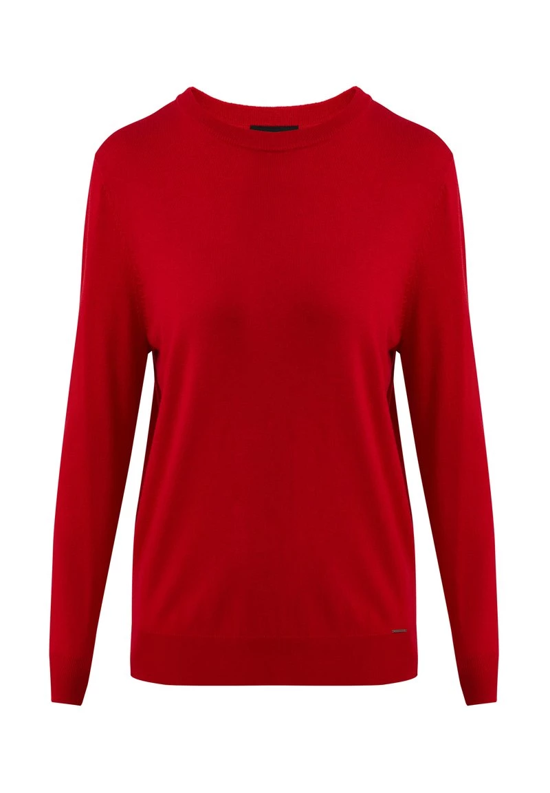 Finn Flare Damen Strickpullover - Red 9 Finn Flare Damen Strickpullover - Red – Bild 7