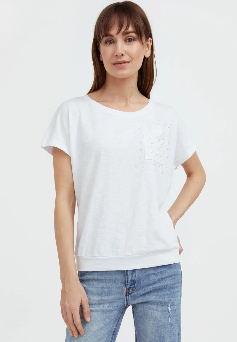 Finn Flare Damen T-Shirt Print - White 3 Finn Flare Damen T-Shirt Print - White