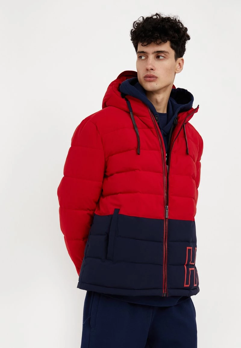 Finn Flare Herren Winterjacke - Red 3 Finn Flare Herren Winterjacke - Red