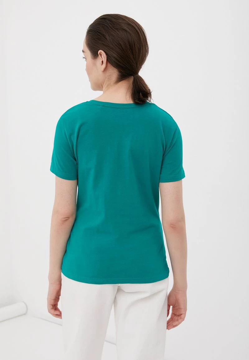 Finn Flare T-Shirt Basic - Light Green | Damen 4 Finn Flare T-Shirt Basic - Light Green | Damen – Bild 2