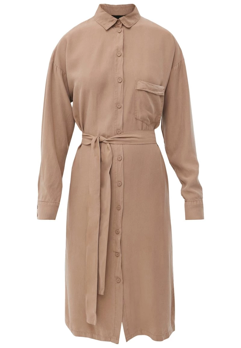 Finn Flare Jeanskleid - Dark Beige | Damen 7 Finn Flare Jeanskleid - Dark Beige | Damen – Bild 5