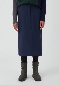 Finn Flare Damen A-Linien-Rock - Dark Blue