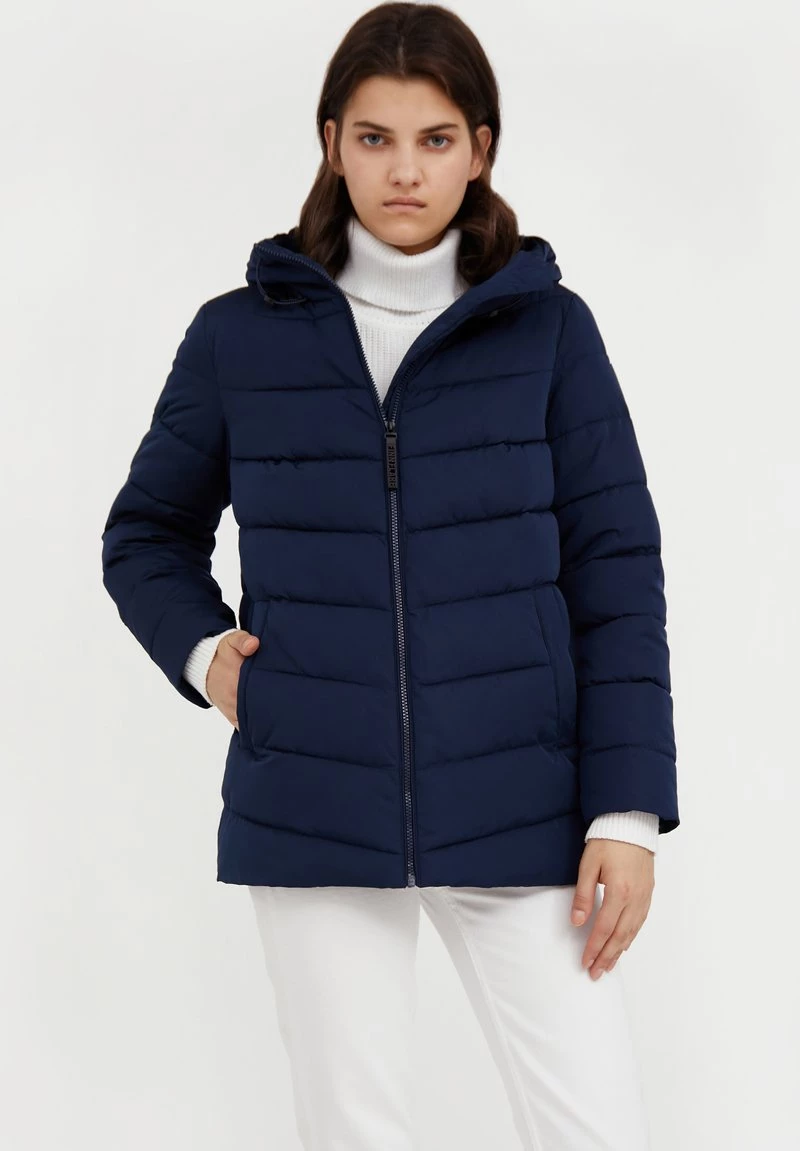 Finn Flare Damen Winterjacke - Dark Blue 3 Finn Flare Damen Winterjacke - Dark Blue