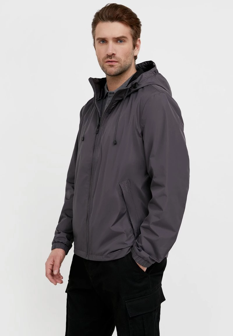 Finn Flare Herren Windbreaker - Dark Grey 6 Finn Flare Herren Windbreaker - Dark Grey – Bild 4