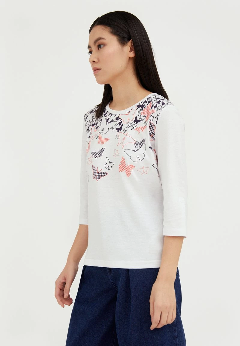 Finn Flare Damen Langarmshirt - White 6 Finn Flare Damen Langarmshirt - White – Bild 4