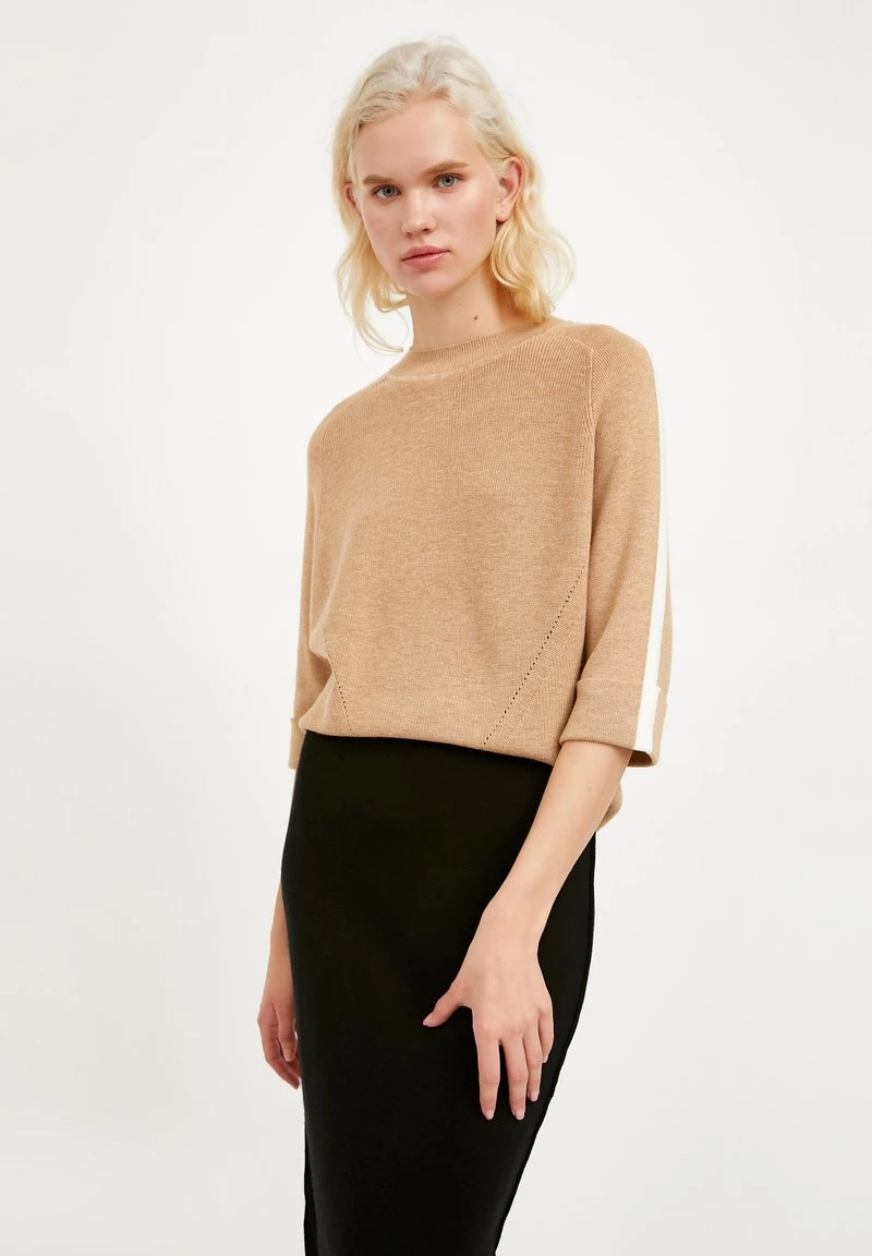 Finn Flare Strickpullover - Beige | Damen 3 Finn Flare Strickpullover - Beige | Damen