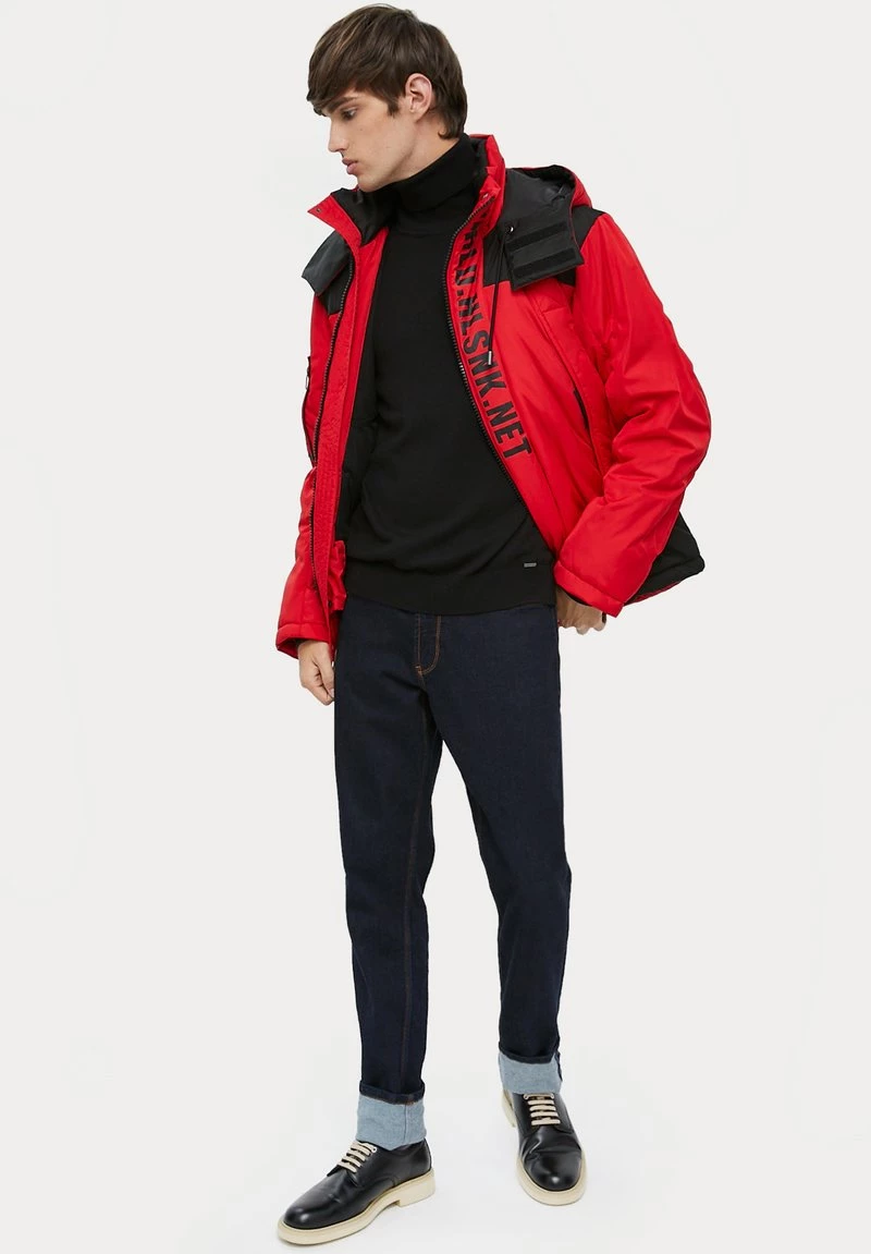 Finn Flare Winterjacke - Red | Herren 4 Finn Flare Winterjacke - Red | Herren – Bild 2