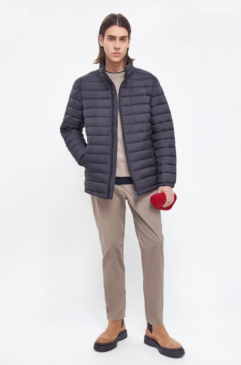 Finn Flare Herren Winterjacke - Black 4 Finn Flare Herren Winterjacke - Black – Bild 2