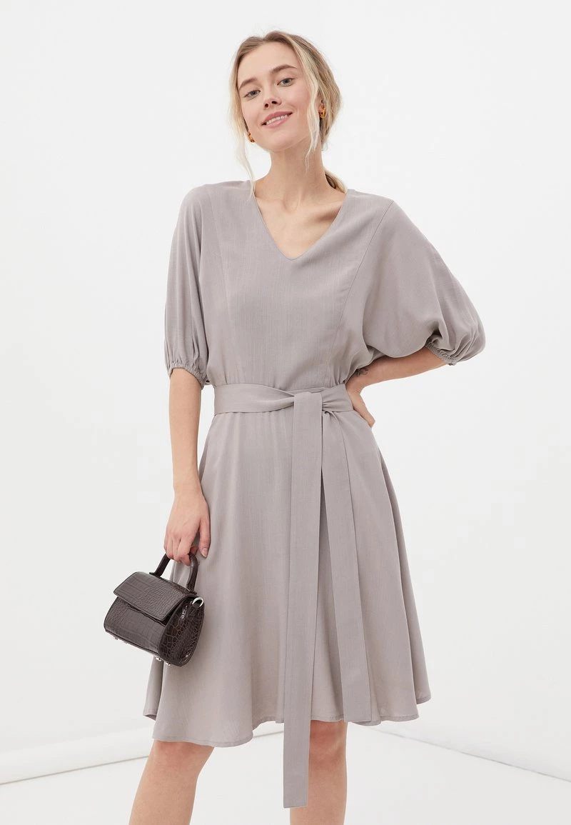 Finn Flare Damen Freizeitkleid - Grey 4 Finn Flare Damen Freizeitkleid - Grey – Bild 2