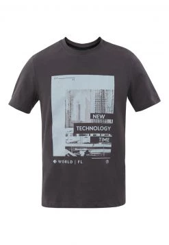 Finn Flare Herren T-Shirt Print - Dark Grey 10 Finn Flare Herren T-Shirt Print - Dark Grey -Finn Flare Verkaufsladen cbe11544b2d24ff497fb2ac2f68d2f54