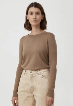 Finn Flare Strickpullover - Dark Beige | Damen