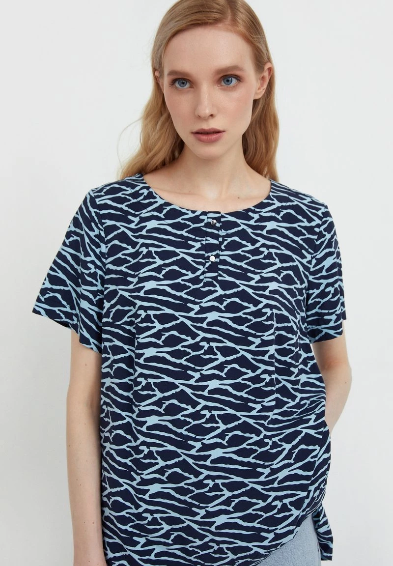 Finn Flare Damen T-Shirt Print - Dark Blue 7 Finn Flare Damen T-Shirt Print - Dark Blue – Bild 5