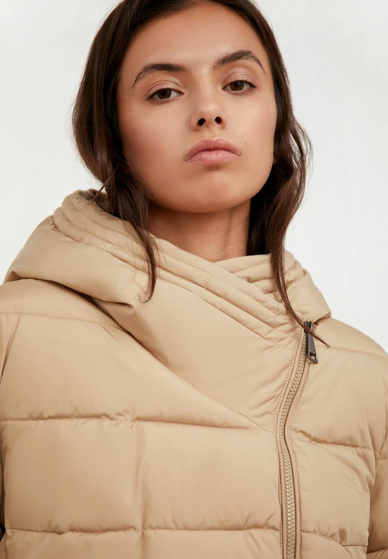 Finn Flare Damen Wintermantel - Beige 7 Finn Flare Damen Wintermantel - Beige – Bild 5