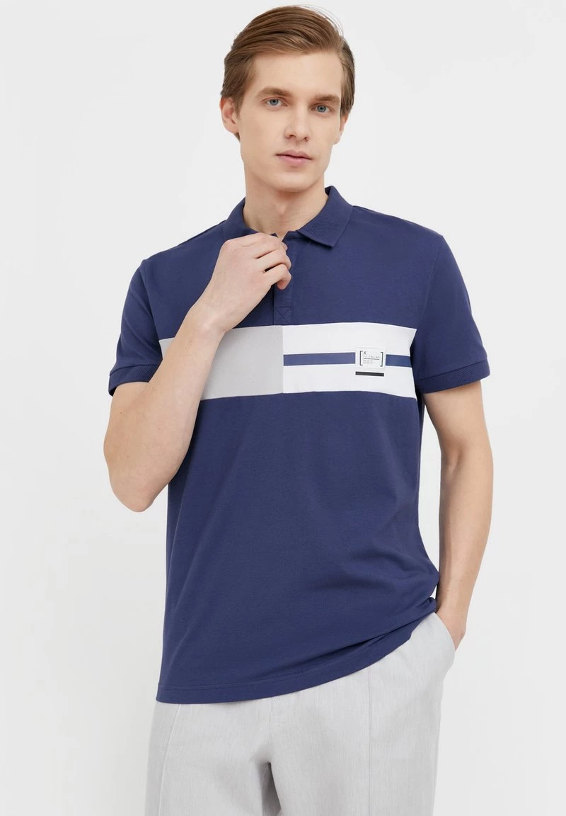 Finn Flare Herren Poloshirt - Dark Blue 3 Finn Flare Herren Poloshirt - Dark Blue
