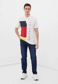 Finn Flare Herren Poloshirt - White