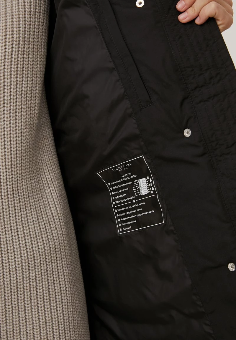 Finn Flare Damen Winterjacke - Black 8 Finn Flare Damen Winterjacke - Black – Bild 6