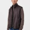 Finn Flare Herren Weste - Dark Brown