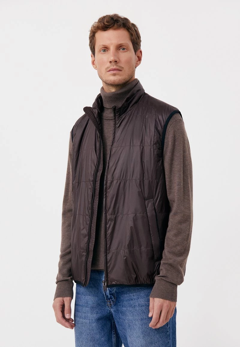 Finn Flare Herren Weste - Dark Brown 3 Finn Flare Herren Weste - Dark Brown