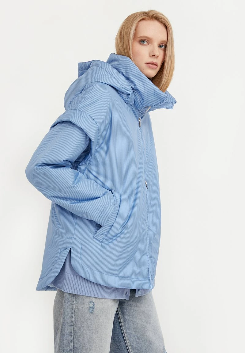 Finn Flare Damen Winterjacke - Light Blue 6 Finn Flare Damen Winterjacke - Light Blue – Bild 4