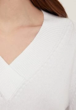 Finn Flare Strickpullover - White | Damen 14 Finn Flare Strickpullover - White | Damen -Finn Flare Verkaufsladen cec5c3b2fafc4622a5889bdbbff25730