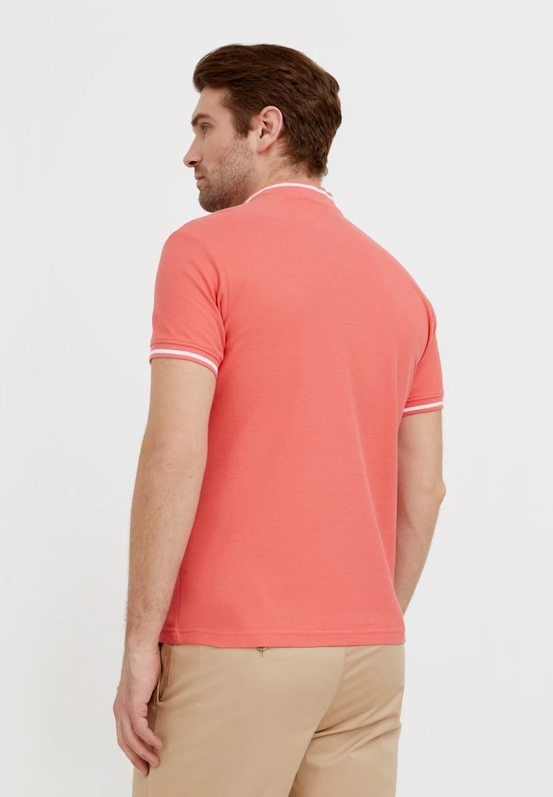 Finn Flare Herren T-Shirt Basic - Pink 6 Finn Flare Herren T-Shirt Basic - Pink – Bild 4