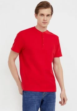 Finn Flare Herren T-Shirt Basic - Red 11 Finn Flare Herren T-Shirt Basic - Red -Finn Flare Verkaufsladen cefe95d038aa4058be6d30091b9b55ec