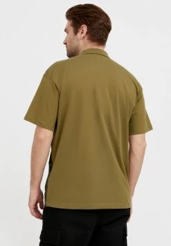 Finn Flare Herren Poloshirt - Olive Green -Finn Flare Verkaufsladen cf64bd80209f431db7b7482b0788f8c3