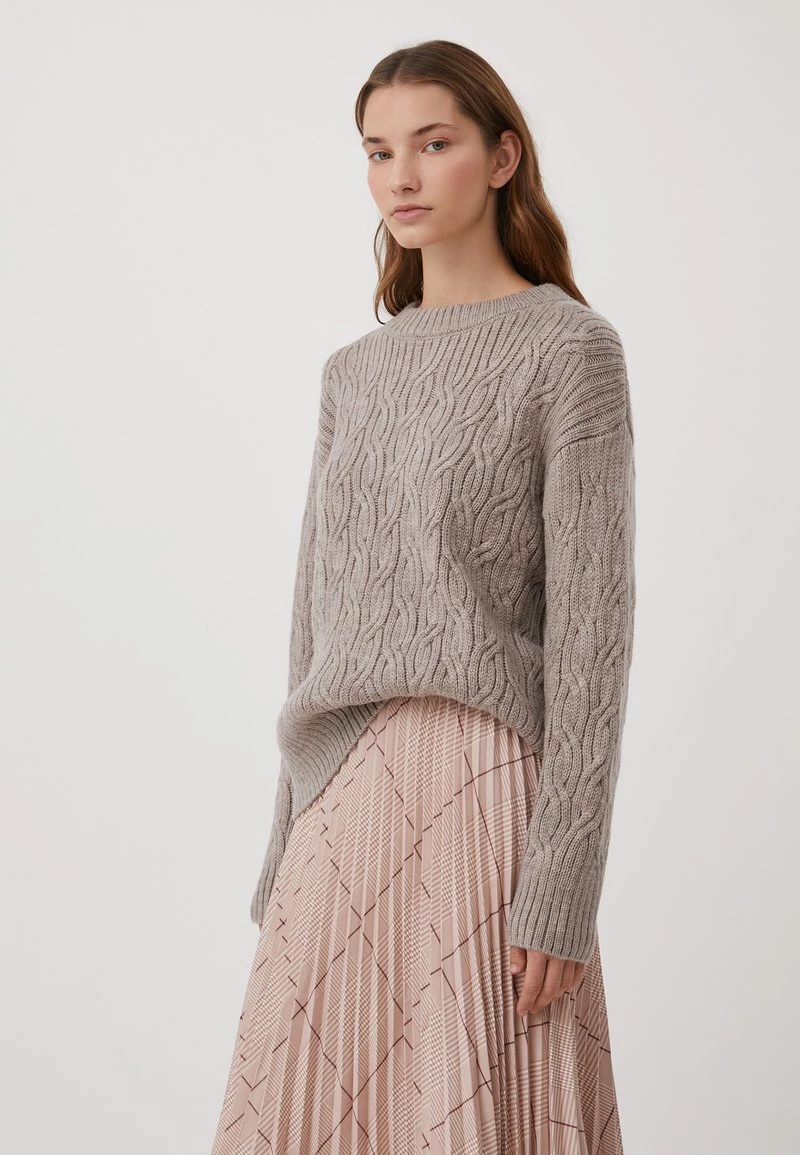 Finn Flare Damen RUNDHALS - Strickpullover - Beige 6 Finn Flare Damen RUNDHALS - Strickpullover - Beige – Bild 4