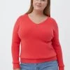 Finn Flare Damen LANGARM - Strickpullover - Red 1 Finn Flare Damen LANGARM - Strickpullover - Red -Finn Flare Verkaufsladen cfedef1431fe4724b57d752e7fc041a3