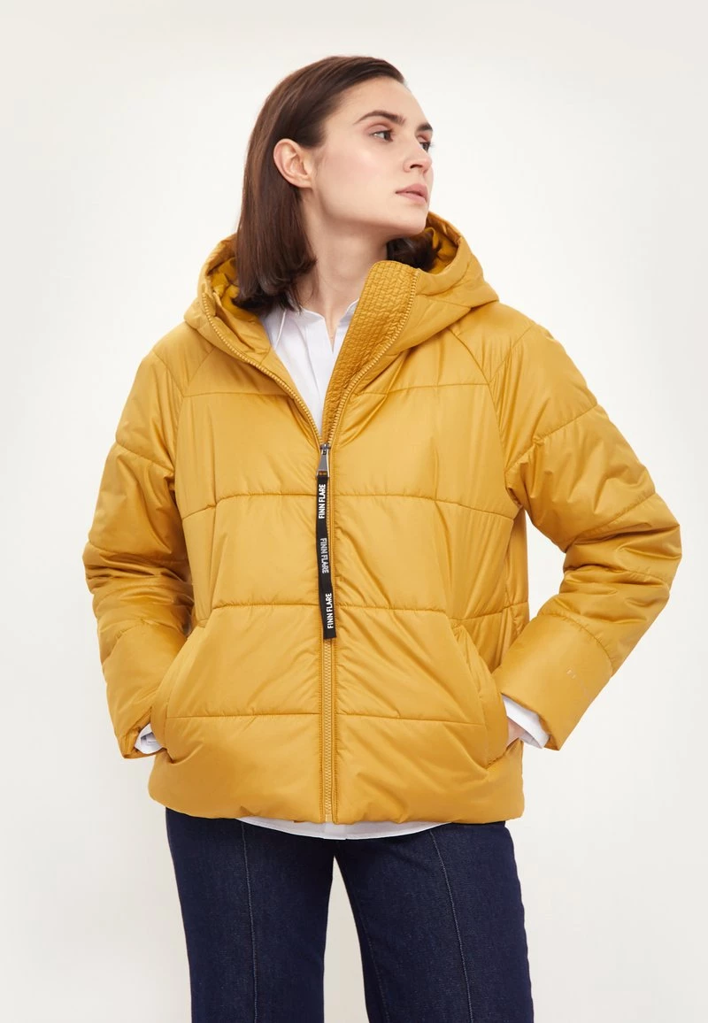 Finn Flare Damen Winterjacke - Orange 3 Finn Flare Damen Winterjacke - Orange
