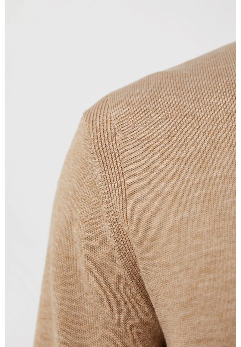 Finn Flare Herren Strickpullover - Beige 9 Finn Flare Herren Strickpullover - Beige – Bild 7