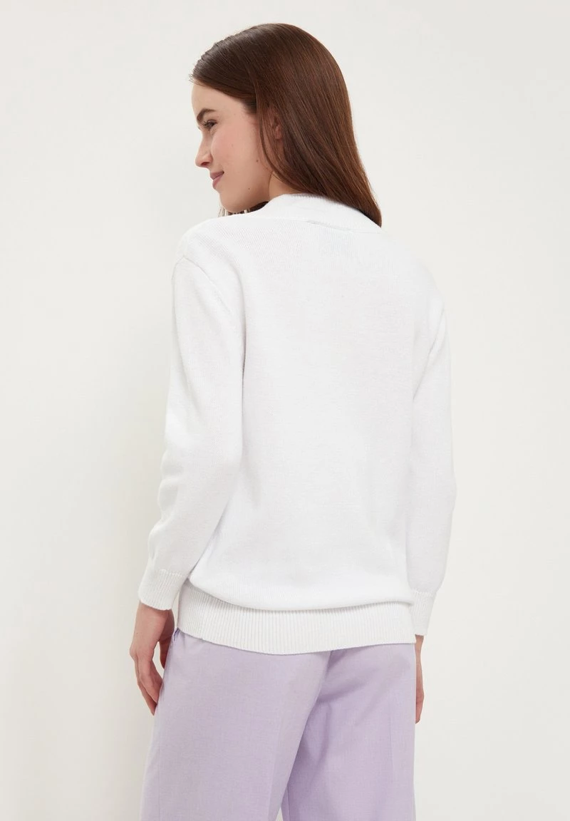 Finn Flare Strickpullover - White | Damen 5 Finn Flare Strickpullover - White | Damen – Bild 3