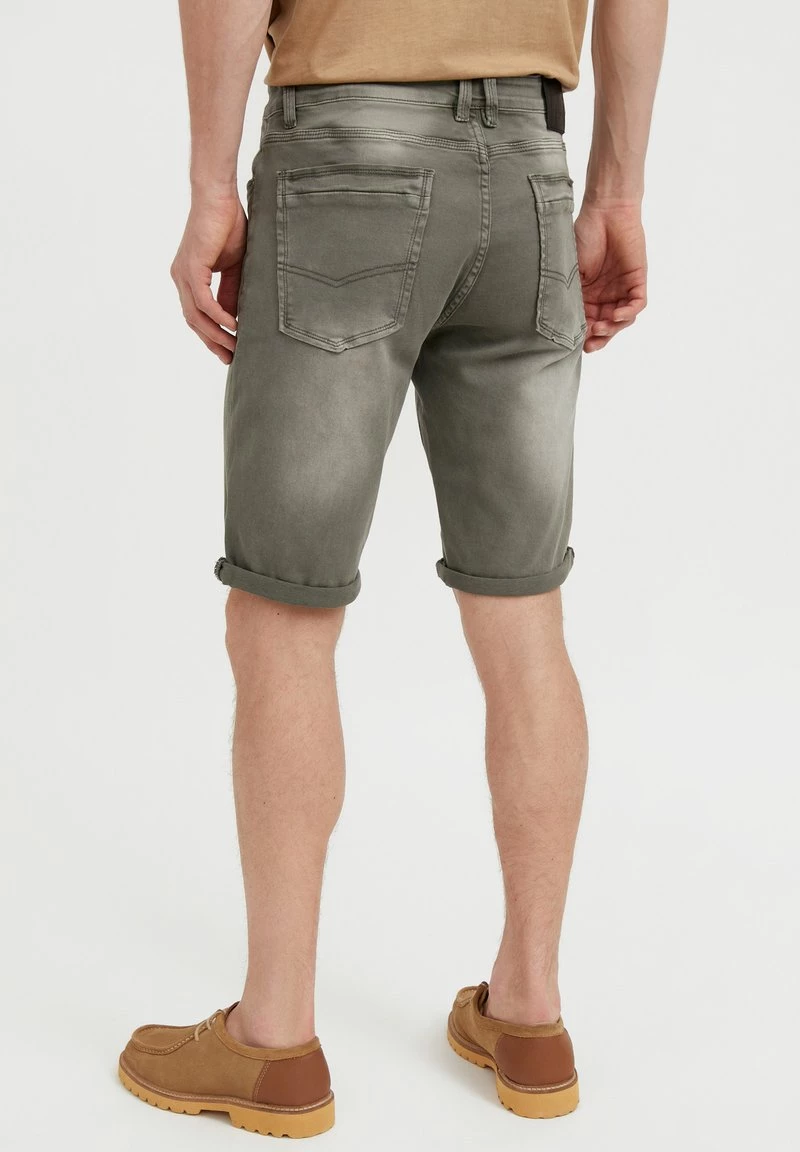Finn Flare Herren Jeans Shorts - Dark Green 5 Finn Flare Herren Jeans Shorts - Dark Green – Bild 3